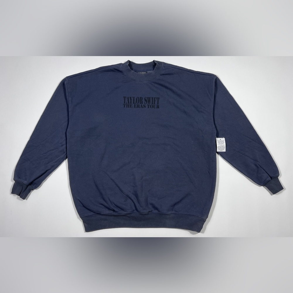 Brand New/Tag Exclusive Official Taylor Swift The Eras Tour Blue Crewneck SZ M
